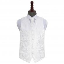 Valkoinen, passion-kuvioitu liivi