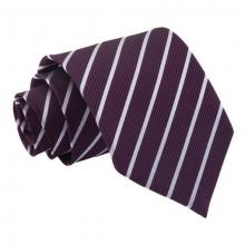 Lila-hopea raidallinen solmio